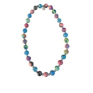 Jilzarah Polymer Clay Beads Colorful Designs Beaded Necklace